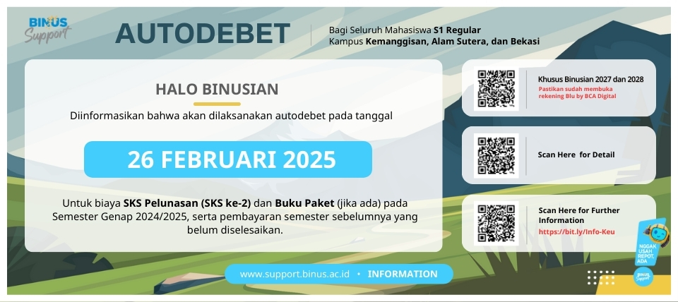 Pengumuman Autodebet 19 Maret 2025